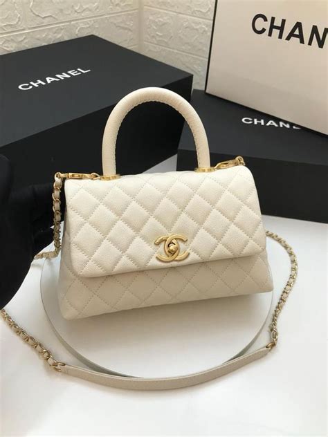 white purse chanel|used white chanel purse.